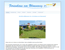 Tablet Screenshot of ferienhaus-am-ulmenweg.de